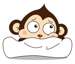 Monkey Mokkun-2 sticker #2426369