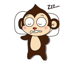Monkey Mokkun-2 sticker #2426370
