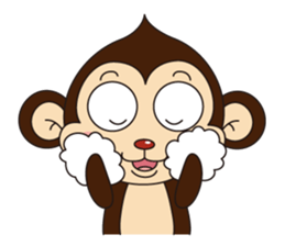 Monkey Mokkun-2 sticker #2426371