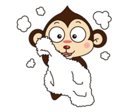 Monkey Mokkun-2 sticker #2426373