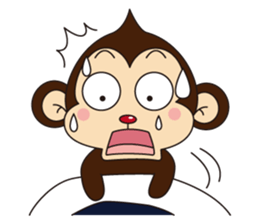 Monkey Mokkun-2 sticker #2426374