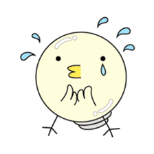 [Chick bulb] sticker #2426705