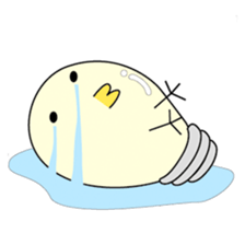 [Chick bulb] sticker #2426708