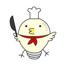 [Chick bulb] sticker #2426712