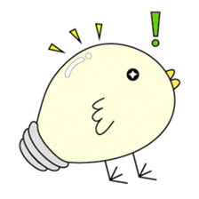 [Chick bulb] sticker #2426729