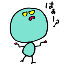 yellow and green sticker #2426759