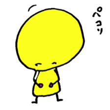 yellow and green sticker #2426771