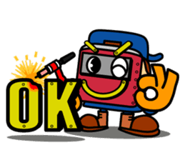 Welding soldier Arkman sticker #2426839