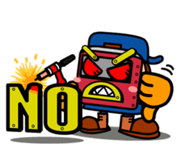 Welding soldier Arkman sticker #2426840