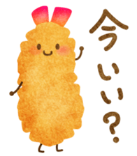 YURU Fried shrimp girl sticker #2427176