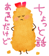 YURU Fried shrimp girl sticker #2427177