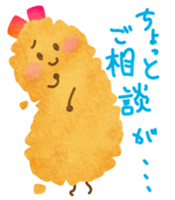 YURU Fried shrimp girl sticker #2427179