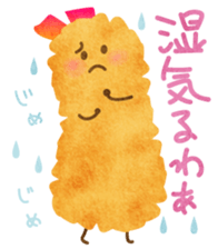 YURU Fried shrimp girl sticker #2427181