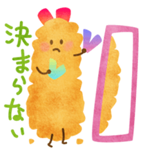 YURU Fried shrimp girl sticker #2427182