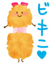 YURU Fried shrimp girl sticker #2427183