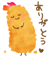 YURU Fried shrimp girl sticker #2427184