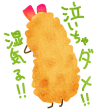 YURU Fried shrimp girl sticker #2427186