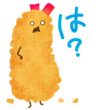 YURU Fried shrimp girl sticker #2427187