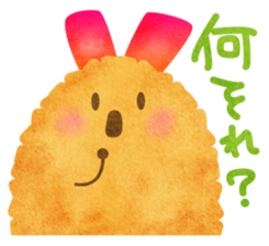 YURU Fried shrimp girl sticker #2427194