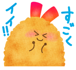 YURU Fried shrimp girl sticker #2427195