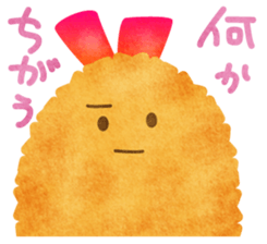 YURU Fried shrimp girl sticker #2427197