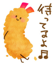 YURU Fried shrimp girl sticker #2427200