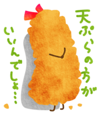 YURU Fried shrimp girl sticker #2427202