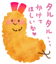 YURU Fried shrimp girl sticker #2427205