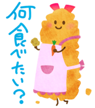 YURU Fried shrimp girl sticker #2427207