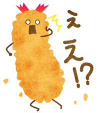 YURU Fried shrimp girl sticker #2427212