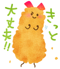 YURU Fried shrimp girl sticker #2427214