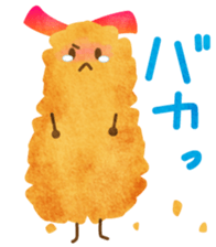 YURU Fried shrimp girl sticker #2427215