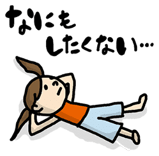 OHITORISAMA girl sticker #2427458