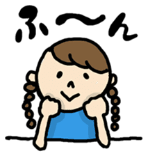 OHITORISAMA girl sticker #2427486