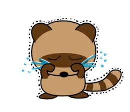 Country raccoon dog PONSUKE sticker #2427703