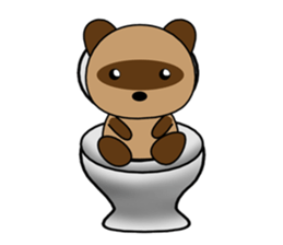 Country raccoon dog PONSUKE sticker #2427714