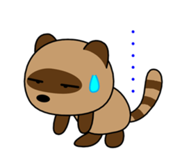 Country raccoon dog PONSUKE sticker #2427720