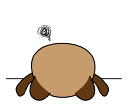 Country raccoon dog PONSUKE sticker #2427725