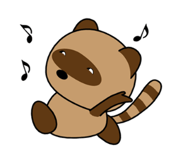 Country raccoon dog PONSUKE sticker #2427727