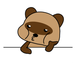 Country raccoon dog PONSUKE sticker #2427731