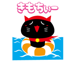 Daily tweet sticker of black cat sticker #2428316