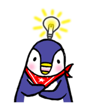 heartwarming penguin sticker #2428834