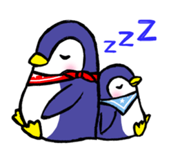 heartwarming penguin sticker #2428839
