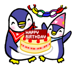 heartwarming penguin sticker #2428841