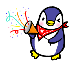 heartwarming penguin sticker #2428843