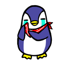 heartwarming penguin sticker #2428846