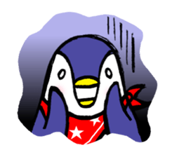 heartwarming penguin sticker #2428847