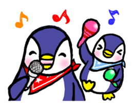 heartwarming penguin sticker #2428852