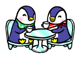 heartwarming penguin sticker #2428853