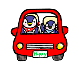 heartwarming penguin sticker #2428854